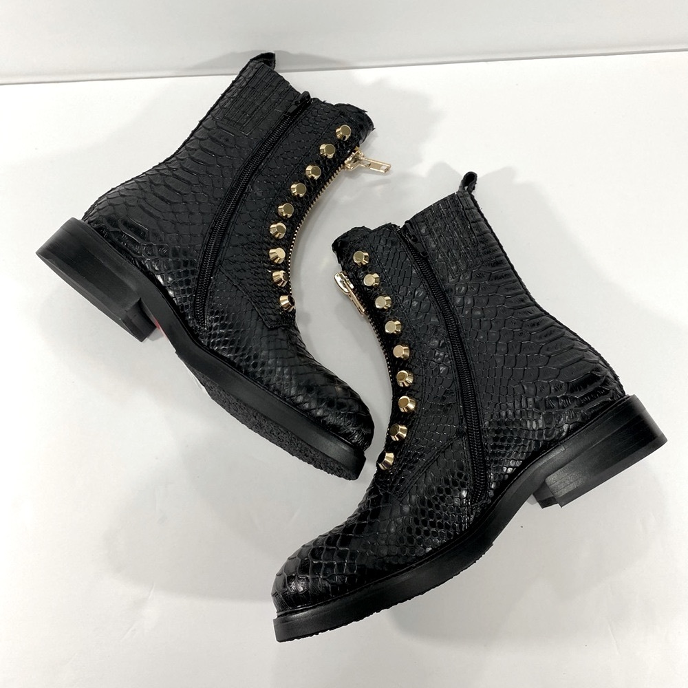New Jeffrey Campbell Tonette Studded Zip Boot - Picture 12 of 15